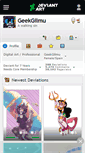 Mobile Screenshot of geekgilmu.deviantart.com