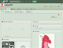 Tablet Screenshot of moktay0000.deviantart.com