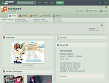 Tablet Screenshot of luci-alucard.deviantart.com