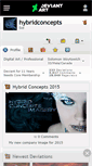 Mobile Screenshot of hybridconcepts.deviantart.com