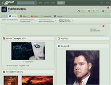 Tablet Screenshot of hybridconcepts.deviantart.com