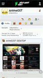 Mobile Screenshot of animeost.deviantart.com