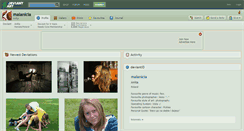 Desktop Screenshot of malanicia.deviantart.com