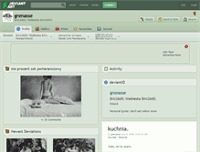 Tablet Screenshot of grenasse.deviantart.com