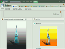 Tablet Screenshot of dantraxx.deviantart.com