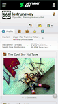 Mobile Screenshot of lostrunaway.deviantart.com