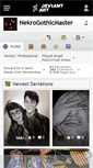 Mobile Screenshot of nekrogothicmaster.deviantart.com