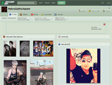 Tablet Screenshot of nekrogothicmaster.deviantart.com