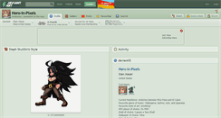 Desktop Screenshot of hero-in-pixels.deviantart.com