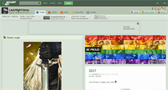 Desktop Screenshot of ladynightvamp.deviantart.com
