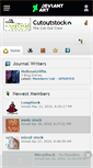 Mobile Screenshot of cutoutstock.deviantart.com