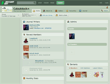 Tablet Screenshot of cutoutstock.deviantart.com