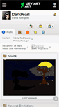 Mobile Screenshot of darkpearl.deviantart.com