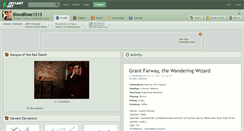 Desktop Screenshot of bloodrose1313.deviantart.com