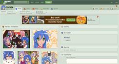 Desktop Screenshot of konata.deviantart.com