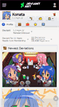 Mobile Screenshot of konata.deviantart.com