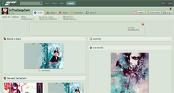 Desktop Screenshot of inthedeepdark.deviantart.com