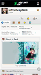 Mobile Screenshot of inthedeepdark.deviantart.com