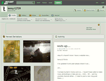 Tablet Screenshot of lenny12739.deviantart.com