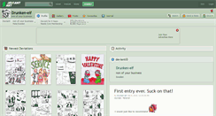 Desktop Screenshot of drunken-elf.deviantart.com