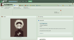 Desktop Screenshot of ivy-dragonlune.deviantart.com
