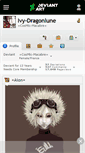 Mobile Screenshot of ivy-dragonlune.deviantart.com