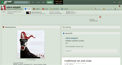 Desktop Screenshot of edera-ladygoth.deviantart.com