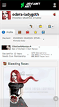 Mobile Screenshot of edera-ladygoth.deviantart.com