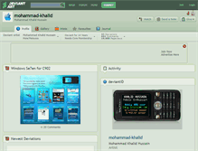 Tablet Screenshot of mohammad-khalid.deviantart.com