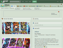 Tablet Screenshot of ntttoon.deviantart.com