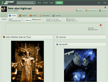 Tablet Screenshot of pater-abel-nightroad.deviantart.com