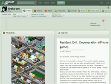 Tablet Screenshot of greko-dev.deviantart.com