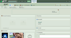 Desktop Screenshot of domat7.deviantart.com