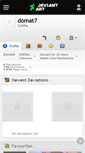 Mobile Screenshot of domat7.deviantart.com