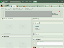 Tablet Screenshot of nouplz.deviantart.com