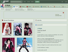 Tablet Screenshot of ji-style.deviantart.com