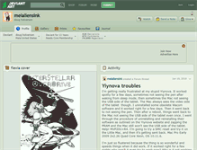 Tablet Screenshot of melallensink.deviantart.com