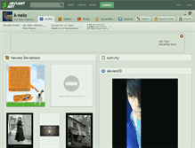 Tablet Screenshot of k-nelo.deviantart.com