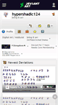 Mobile Screenshot of hypershadic124.deviantart.com