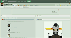 Desktop Screenshot of female-tavros.deviantart.com