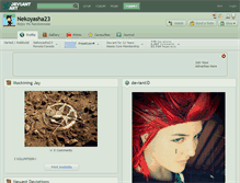 Tablet Screenshot of nekoyasha23.deviantart.com