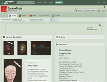 Tablet Screenshot of ezramvpople.deviantart.com