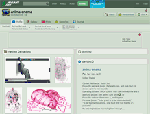 Tablet Screenshot of anima-enema.deviantart.com