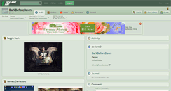 Desktop Screenshot of darkbeforedawn.deviantart.com
