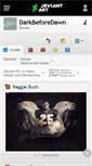 Mobile Screenshot of darkbeforedawn.deviantart.com