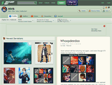 Tablet Screenshot of miirik.deviantart.com