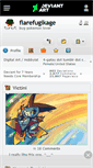 Mobile Screenshot of flarefugikage.deviantart.com