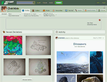Tablet Screenshot of ch4rl4t4n.deviantart.com