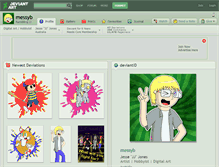 Tablet Screenshot of messyb.deviantart.com