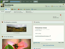 Tablet Screenshot of davemiranda.deviantart.com